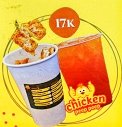 Crispy Chicken + Es Teh Manis